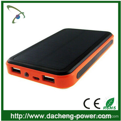 2.1A 4 LED indicators waterproof solar charger 10000mAH with CE ROHS certification